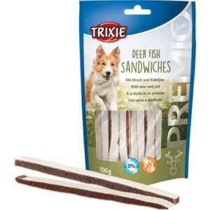 Trixie PREMIO Deer Fish Sandwiches 100 g