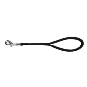 Trixie Premium short leash M-XL: 37 cm/25 mm black