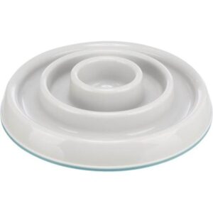 Trixie Slow Feeding bowl plastic/TPR 0.45 l/ø 23 cm grey