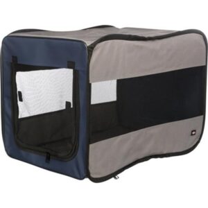 Trixie Soft Kennel Twister S: 45 × 45 × 64 cm blue/grey
