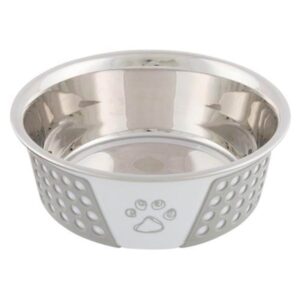 Trixie Stainless Steel Bowl 0.75 l/ø 17 cm white