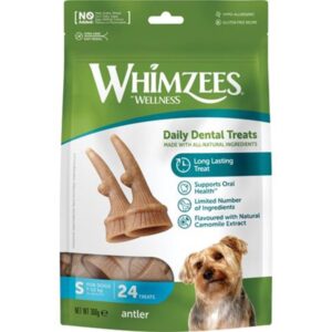 Whimzees Occupy Antler S 24 stk 360 g MP