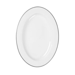 Porsgrunds Porselænsfabrik Nathalie Platinum Ovalfat 37cm