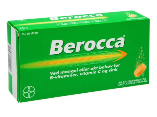 Berocca 30 Brusetabletter Appelsinsmak