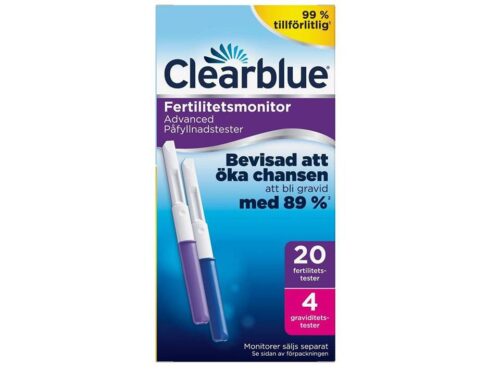 Clearblue Testpinner til Advanced Fertilitetsmonitor 20 fertilitetstester + 4 graviditetstester