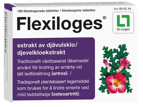 Flexiloges Djevelkloekstrakt 120 tabletter