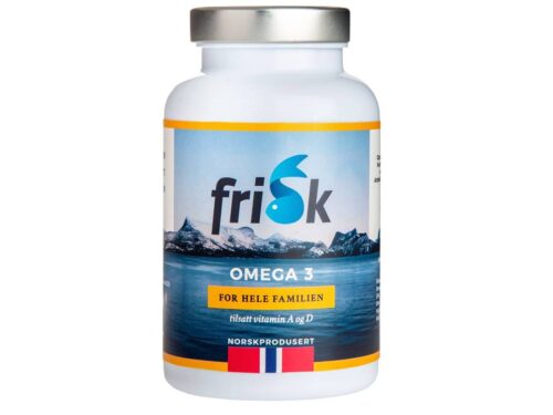 Frisk Omega 3 for hele Familien 120 kapsler