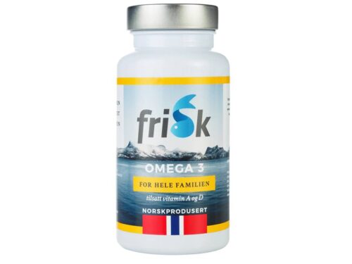 Frisk Omega 3 for hele Familien 60 kapsler