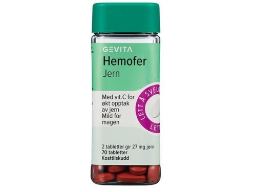 Gevita Hemofer Jern 70 tabletter