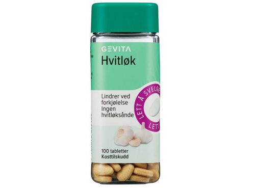 Gevita Hvitløk 100 tabletter