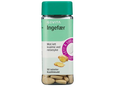 Gevita Ingefær 90 tabletter
