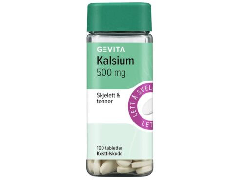 Gevita Kalsium 500 mg 100 tabletter