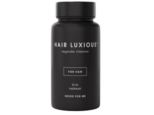 Hair Luxious Veganske Vitaminer for Han 60 tabletter