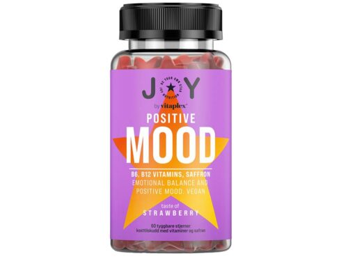 Joy Positive Mood Jordbær 60 tyggbare stjerner