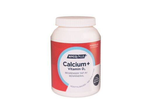 Nycoplus Calcium+ Vitamin D3 100 tabletter