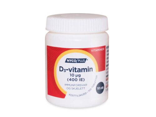 Nycoplus D3-Vitamin 10 µg 100 tabletter