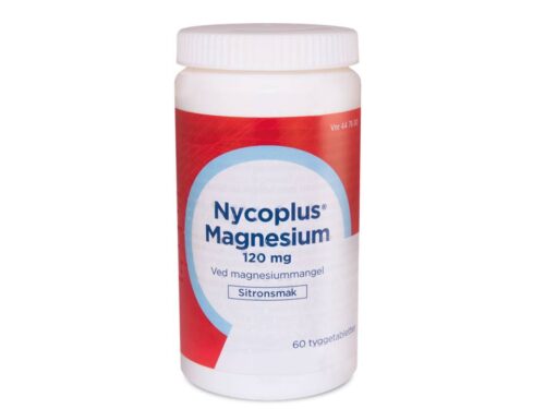 Nycoplus Magnesium Sitron 120 mg 60 tyggetabletter
