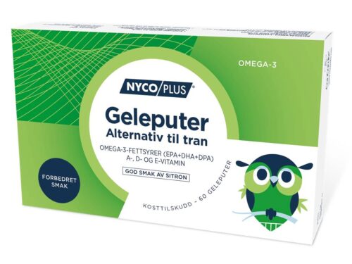 Nycoplus Omega-3 Geleputer Sitron 60 stk