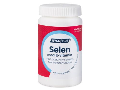 Nycoplus Selen med E-vitamin 100 tabletter