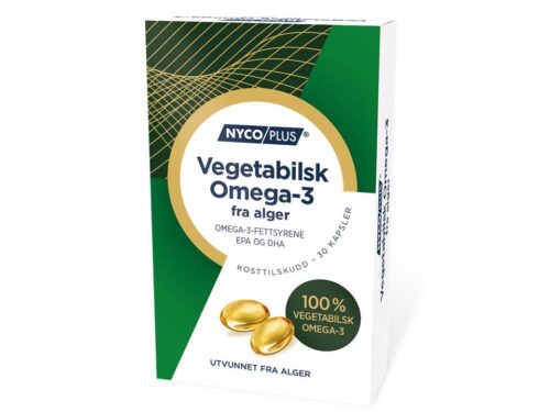 Nycoplus Vegetabilsk Omega-3 fra alger 30 kapsler