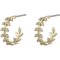 Snö of Sweden Minna Small Ring Branch Ear Gold/Clear 7323160767556