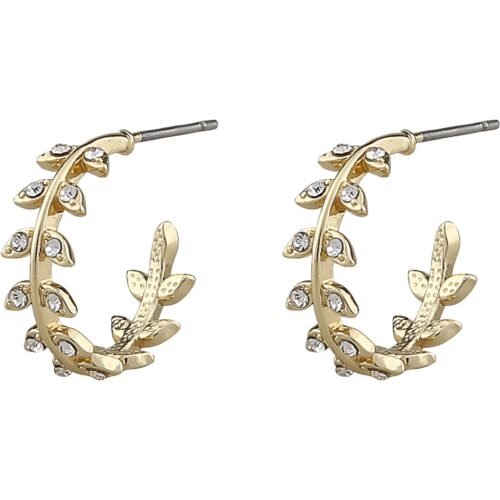 Snö of Sweden Minna Small Ring Branch Ear Gold/Clear 7323160767556