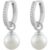 Snö of Sweden Core Pearl Ring Ear Silver/White 7323160748821