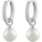 Snö of Sweden Core Pearl Ring Ear Silver/White 7323160748821
