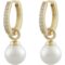 Snö of Sweden Core Pearl Ring Ear Gold/White 7323160748838