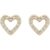 Snö of Sweden Valentina Small Ear Gold/Clear 7323167500569