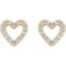 Snö of Sweden Valentina Small Ear Gold/Clear 7323167500569