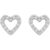 Snö of Sweden Valentina Small Ear Silver/Clear 7323167500606
