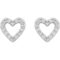 Snö of Sweden Valentina Small Ear Silver/Clear 7323167500606