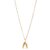 Enamel Copenhagen Necklace Wishbone Clear CZ 5714274019730