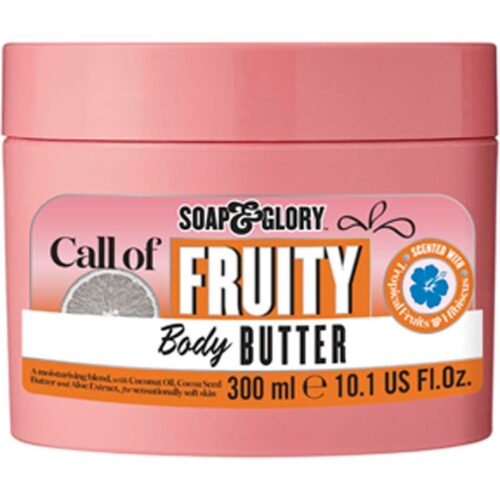 Soap & Glory Call of Fruity Body Butter for Hydration and Softer Skin Body Butter – 300 ml 5045098964433