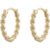 Snö of Sweden Exibit ring ear plain gold 7323167503485