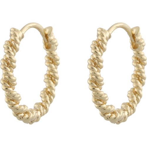 Snö of Sweden Exibit ring ear plain gold 7323167503485