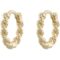 Snö of Sweden Exibit small ring ear plain gold 7323167504284