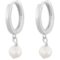 Snö of Sweden Sunday small ring ear silver/white 7323160760427