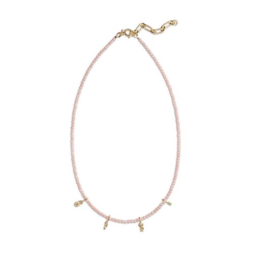 Enamel Copenhagen Necklace, Bahama Coral – 40,5 cm 5714274021313