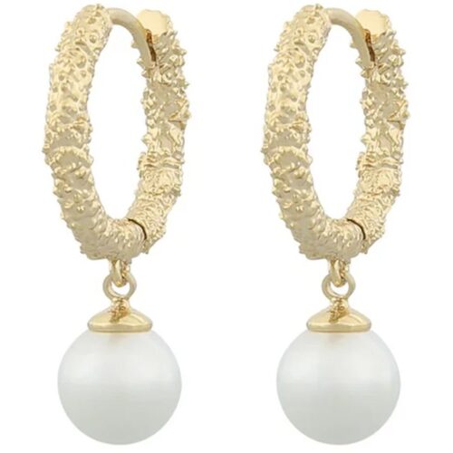 Snö of Sweden London ring pendant ear gold/white 7323160763916