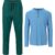 Tufte M Owl PJ Set Quiet Harbor 2XL 7071812140485