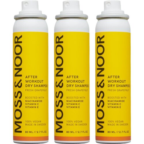 Moss & Noor After Workout Dry Shampoo Pocket Size 3 pack – 240 ml 7350103700387