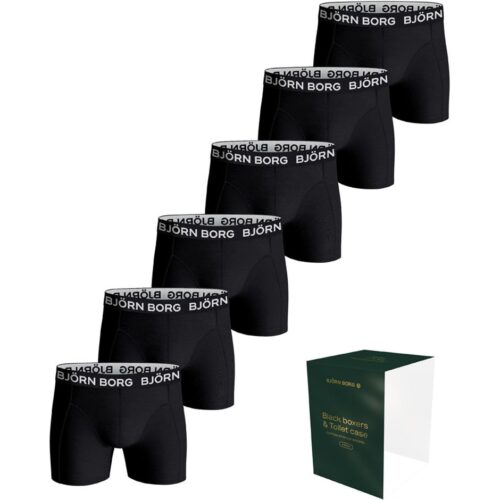 Björn Borg Cotton Stretch Boxer 6p + Toilet Case Giftset XL 7321465511966
