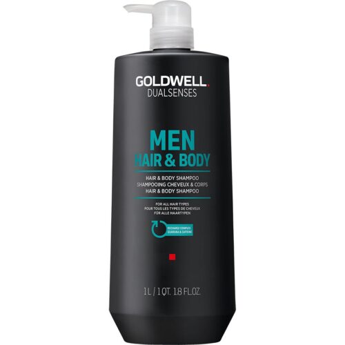 Goldwell Dualsenses Men Hair & Body Hair & Body Shampoo – 1000 ml 4021609028734