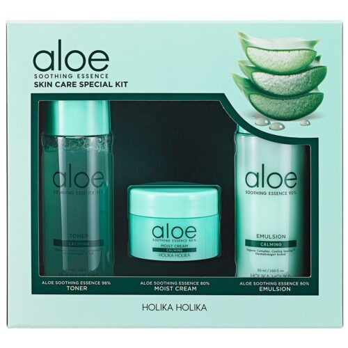 Holika Holika Aloe Soothing Essence Skin Care Special Kit 8806334380588