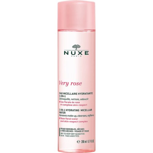 Nuxe Very Rose 3-In-1 Hydrating Micellar Water Dry to Very Dry Skin – 200 ml 3264680022036