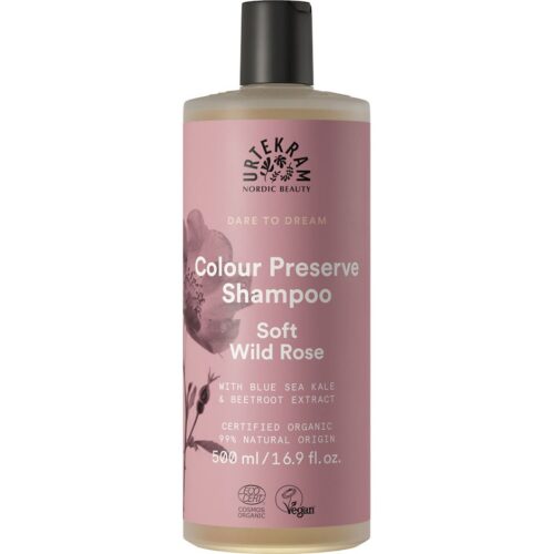 Urtekram Color Preserve Shampoo Soft Wild Rose – 500 ml 5701058011271