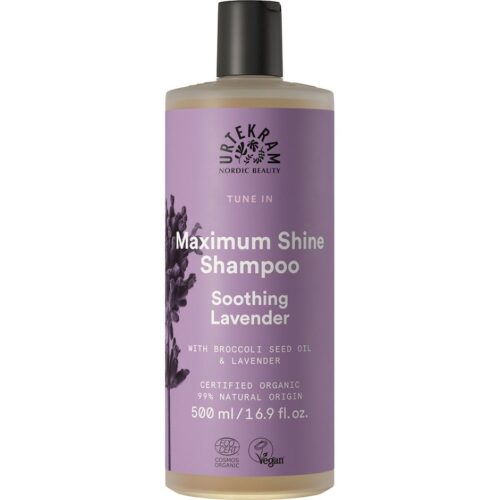 Urtekram Maximum Shine Shampoo Soothing Lavender – 500 ml 5701058011295