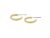 Snö of Sweden Moe Ring Ear Plain Gold 7323160408534